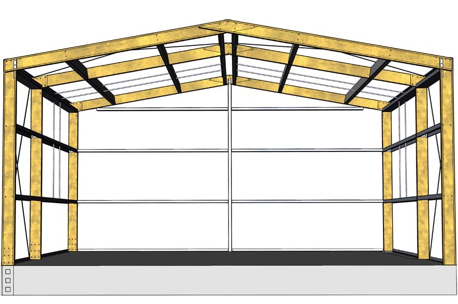 Портально-каркасная конструкция