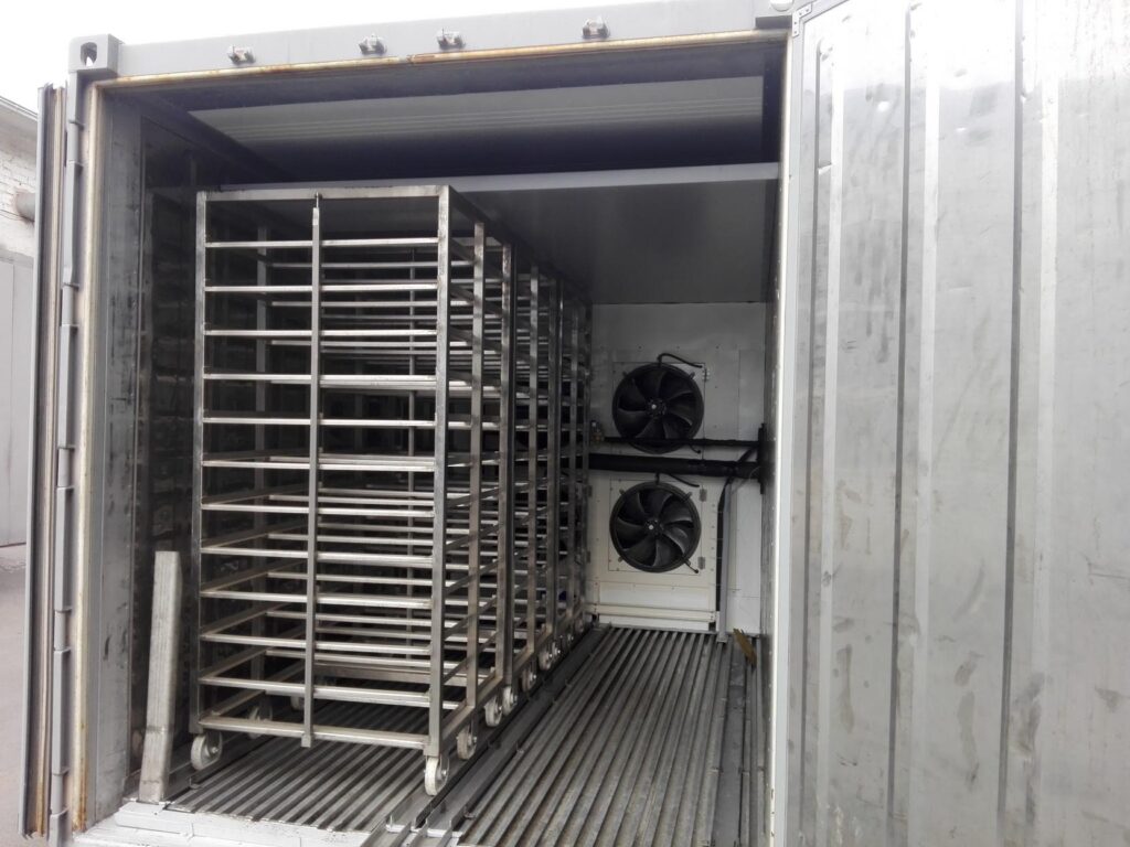 Холодильная камера шоковой заморозки